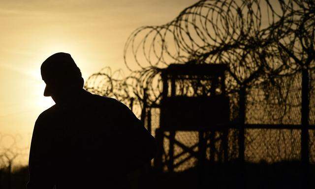 Archivbild vom US-Gefangenenlager Guantanamo auf Kuba.