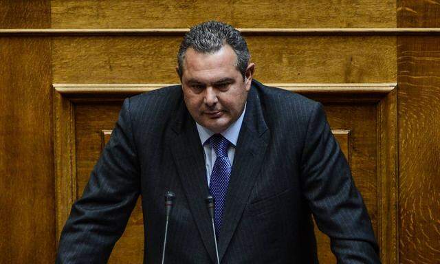 Griechenlands Verteidigungsminister Panos Kammenos