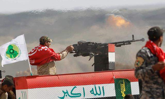 Irakische Kräfte mit shiitischer Unterstützung.