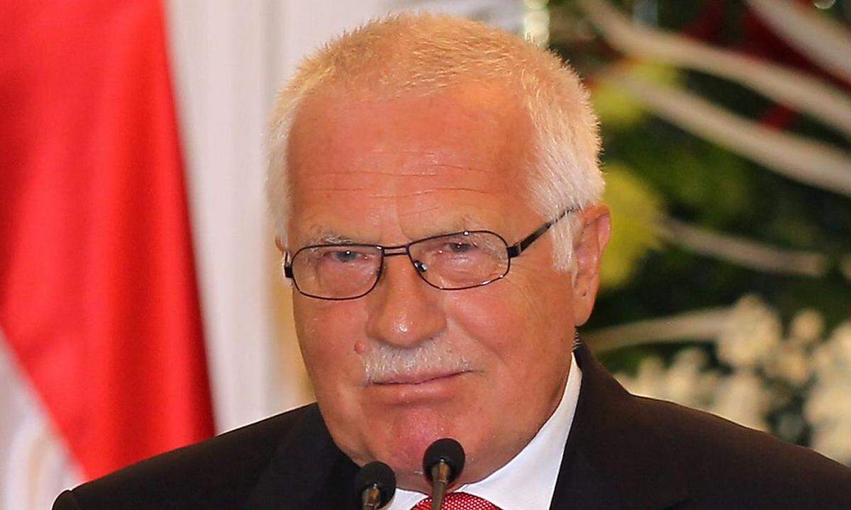Tschechiens Ex-Präsident Václav Klaus