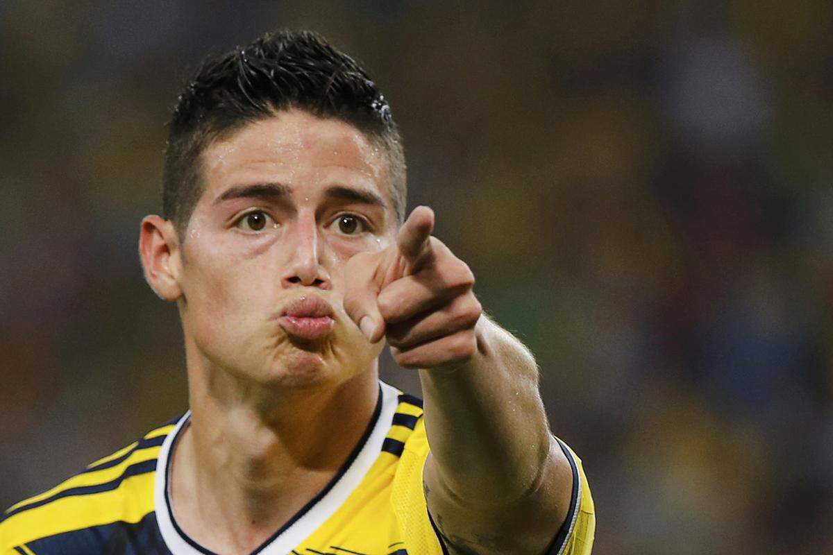 James Rodriguez wechselte 2014 vom AS Monaco zu Real Madrid. Der Preis für den WM-Torschützenkönig belief sich auf 80 Millionen Euro.