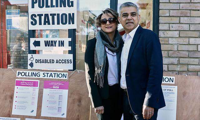 Sadiq Khan geht als Favorit in die Londoner Bürgermeister-Wahl.