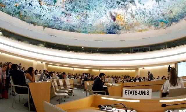 Der Sitz der USA im UN-Menschenrechtsrat in Genf bleibt künftig leer.