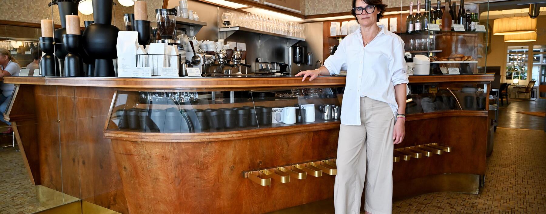 Peggy Strobel hat das ehemalige Naber-Espresso in der Wipplingerstraße als „Die Cafetière“ wiederbelebt: „Mit und ohne Tradition“, wie sie sagt.