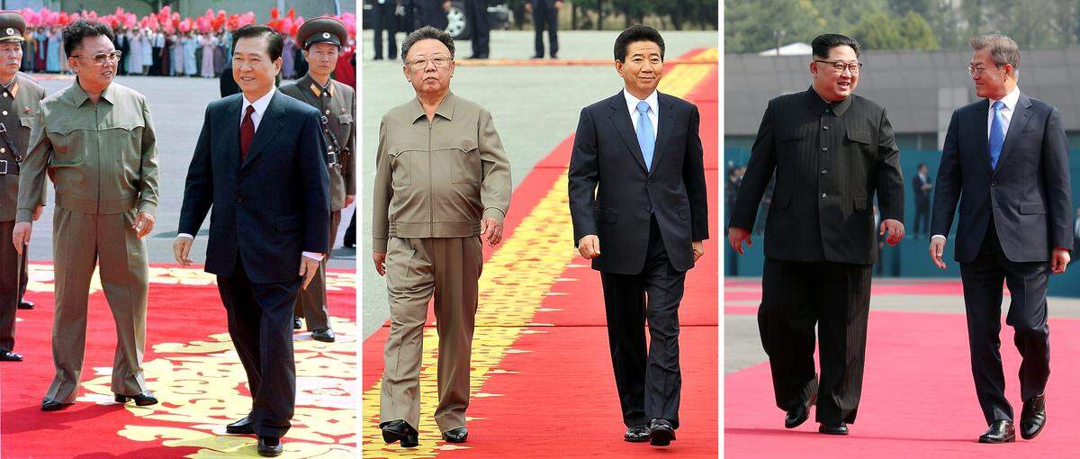 Die erste Begegnung zwischen Kim und Moon ist nach 2000 und 2007 in Pjöngjang der dritte innerkoreanische Gipfel, aber der erste seit der Eskalation der Spannungen über die Atom- und Raketentests im vergangenen Jahr. Er wird auch das geplante Treffen zwischen Nordkoreas Machthaber und US-Präsident Donald Trump Ende Mai oder Anfang Juni vorbereiten. Ort und Termin sind noch nicht bekannt.