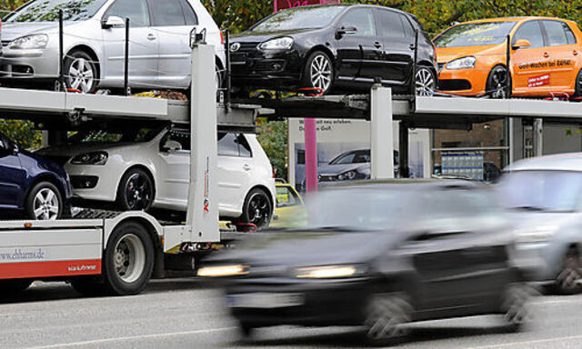 Die Auto-Verkäufe gehen zurück