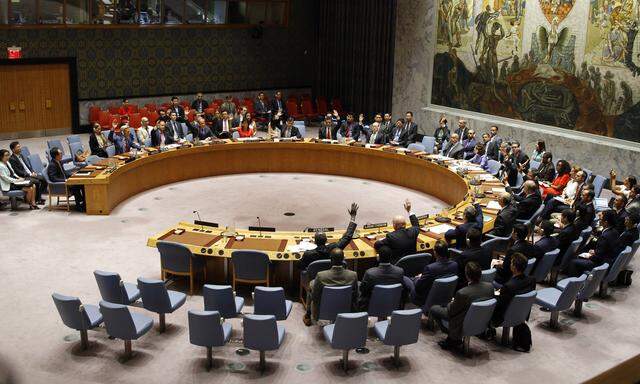 Bilder des Tages UN Sicherheitsrat verhängt schärfere Sanktionen gegen Nordkorea 170805 UNITED
