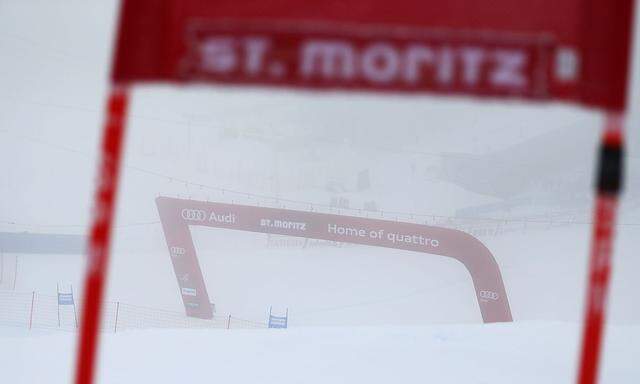 Nebel am Freitag in St. Moritz