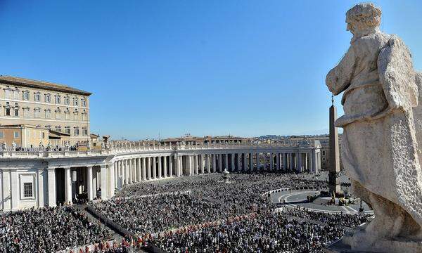 Die Top drei eröffnet Italien mit 7,6 Prozent. Einige von ihnen werden wohl auch an den Osterfeierlichkeiten in Rom teilnehmen.