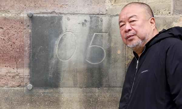 Ai Weiwei vor drei Jahren beim Stephansdom.