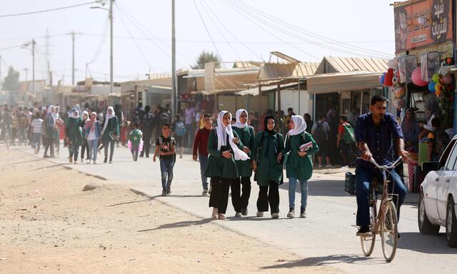 Vertrieben aus der Heimat. Im Camp Zaatari für syrische Flüchtlinge in Jordanien.