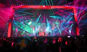 Wer eine Song-Contest-Show in Wien live erleben will - hier ein Bild aus der St.-Jakobshalle in Basel aus dem Mai 2025 - der kann sich seit Montag vorregistrieren.