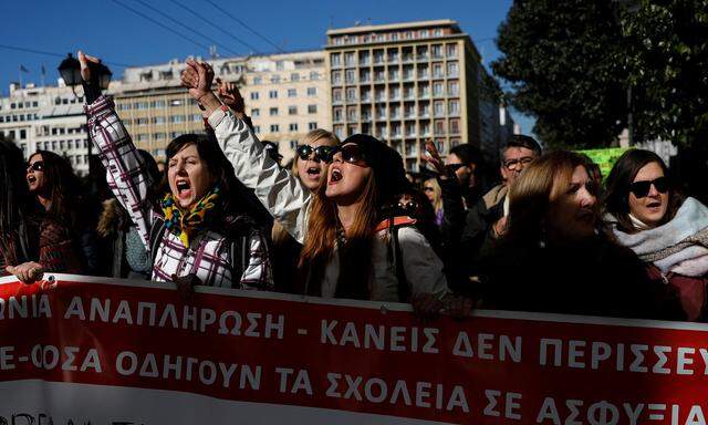 Proteste in Griechenland