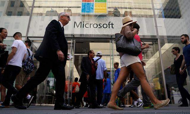 Microsoft schaffte kurzzeitig den Sprung zum Billionen-Dollar-Unternehmen.