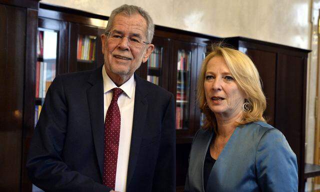 Alexander Van der Bellen udn Doris Bures