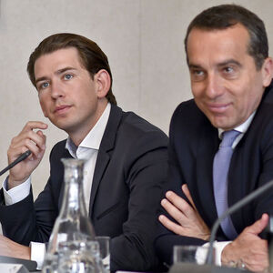 Kanzler Kurz (ÖVP), Ex-Kanzler Kern (SPÖ)