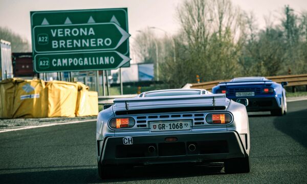 Ultima uscita: Das „Camp der Gallier“ hatte sich Artioli für Bugattis Wiedergeburt ausgesucht.