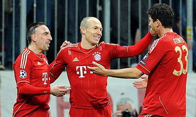 Ribery, Robben, Gomez