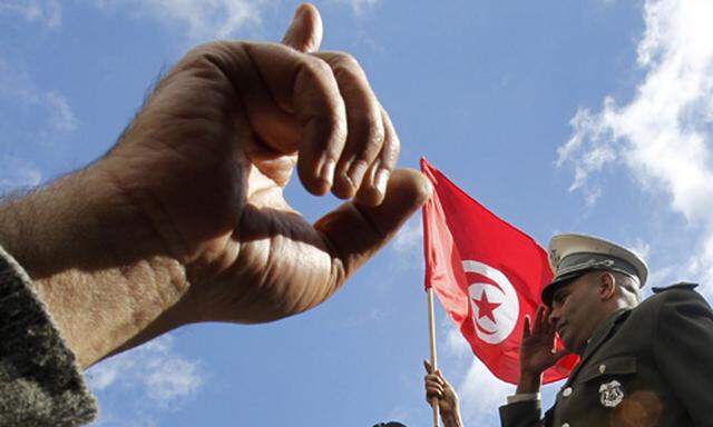 Tunesien Revolte jungen Unzufriedenen