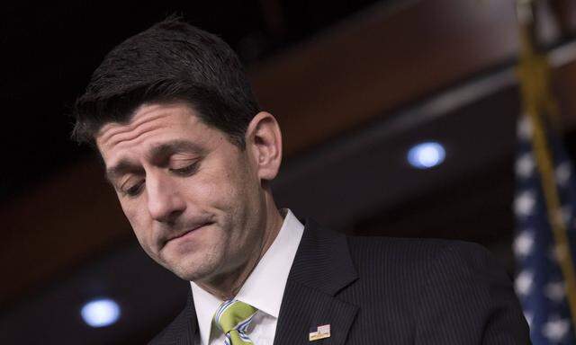 USA Republikaner ziehen Gesetzentwurf zur Gesundheitsreform zurueck Speaker of the House Paul Ryan