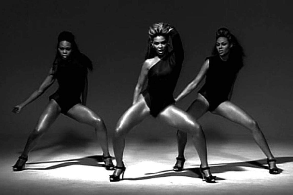 Beyoncé Knowles hat die tiefsitzende Kniebeuge ebenfalls im Blut.