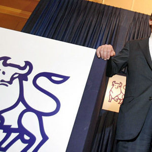  - Merrill Lynch-Chef  John Thain während einer Pressekonferenz in Bombay im Mai 2008. 