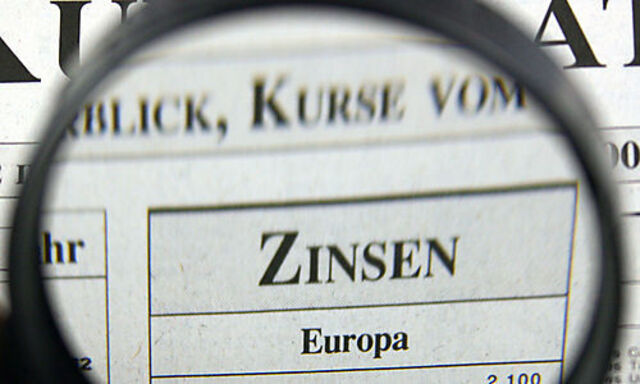 Zinsen in Europa