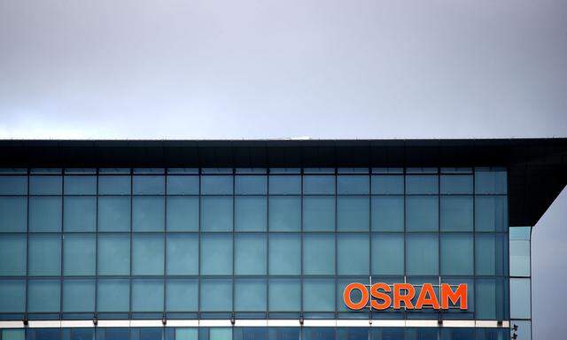 The headquarters of lamp manufacturer Osram is pictured in Munich