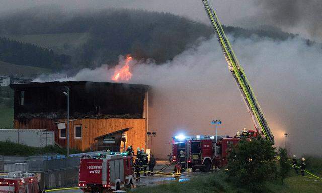 Brand in einem Asylquartier in Altenfelden