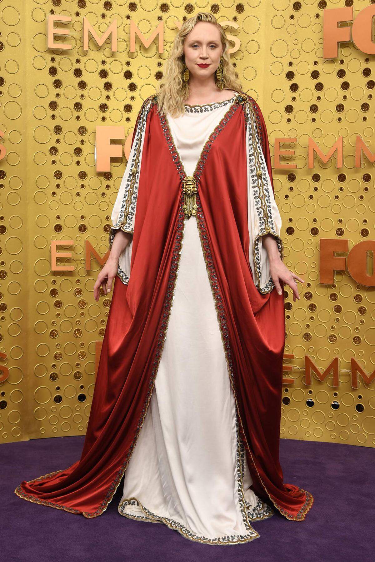 Gwendoline Christie - in "Game of Thrones" spielt sie Brienne von Tarth - stach in Gucci ins Auge.