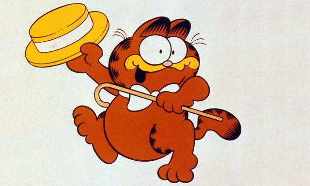 Der Zeichentrickkater Garfield USA 1980er Jahre Animated cat Garfield USA 1980s Copyright TBM