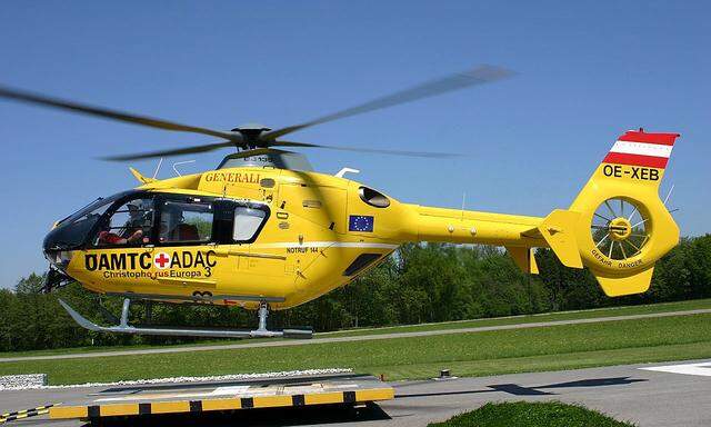 Christophorus-Helikopter im Einsatz.