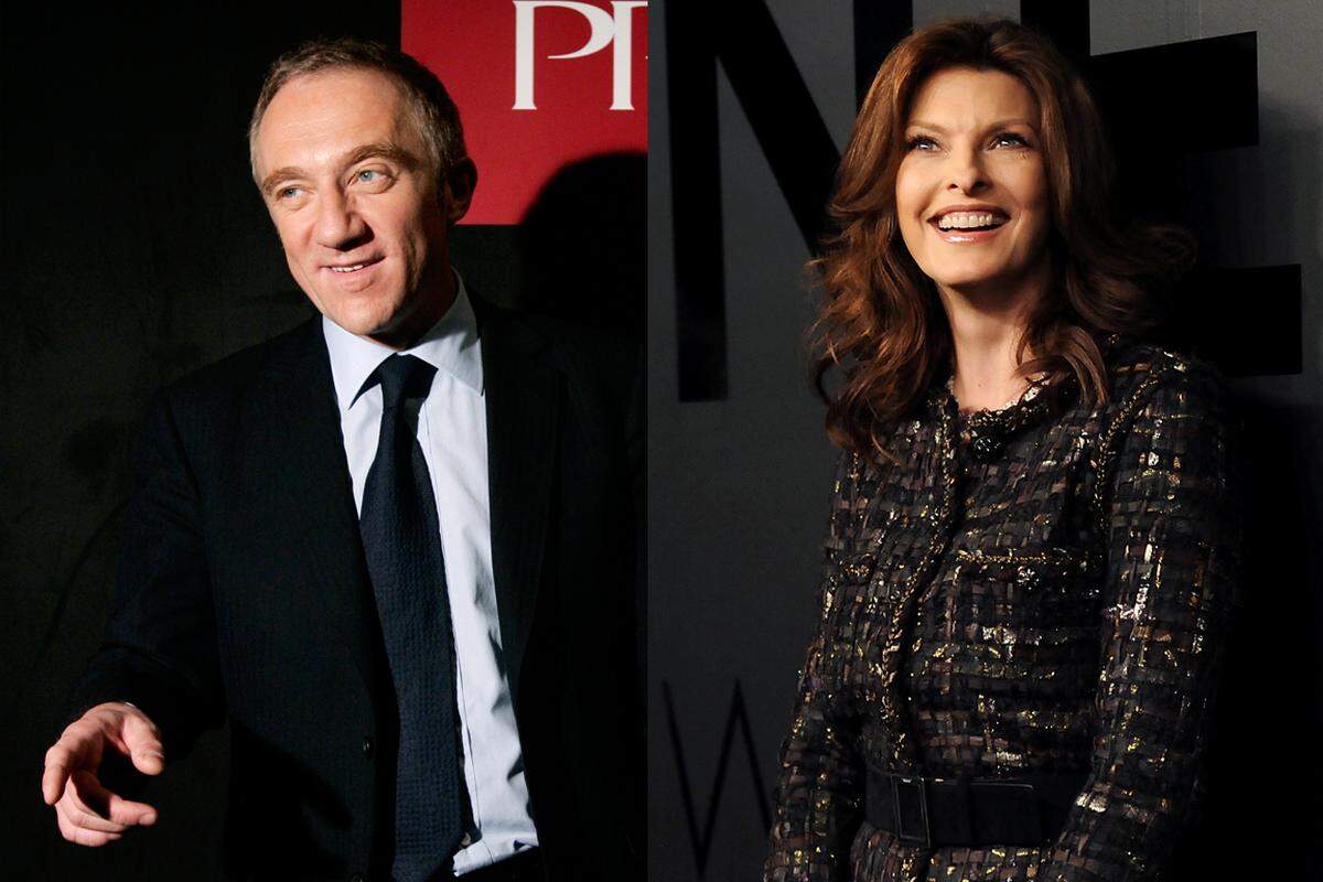 Nicht ganz so glücklich ging die Beziehung zwischen dem französischen Milliardär François-Henri Pinault und Model Linda Evangelista aus. Aus der kurzen Liebelei ging ein Sohn hervor, für den Evangelista vor Gericht Unterhalt einforderte.