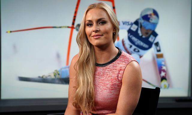 Olympic gold medalist skier Lindsey Vonn poses for a portrait in New York City