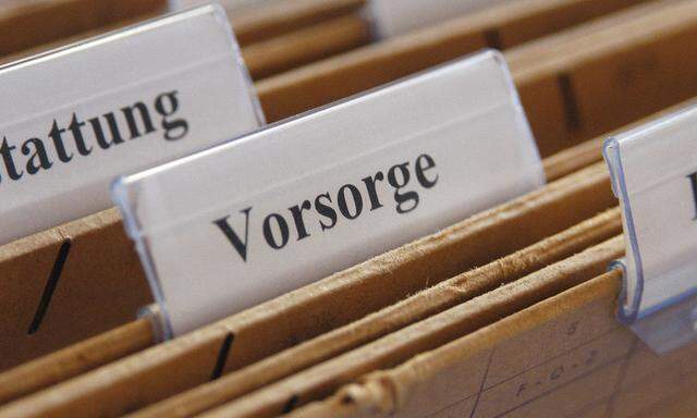 Aktenregister Vorsorge