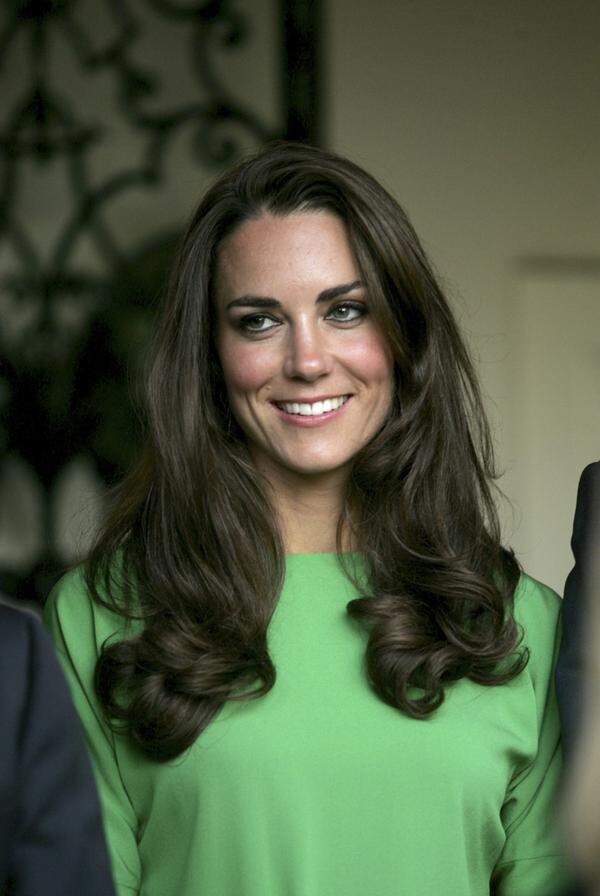 ...die britische Herzogin Kate.