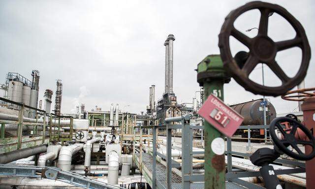 Die OMV-Raffinerie in Schwechat. Geht es nach den Plänen von OMV-Chef Rainer Seele, soll hier bald der russische Gazprom-Konzern das Sagen haben.