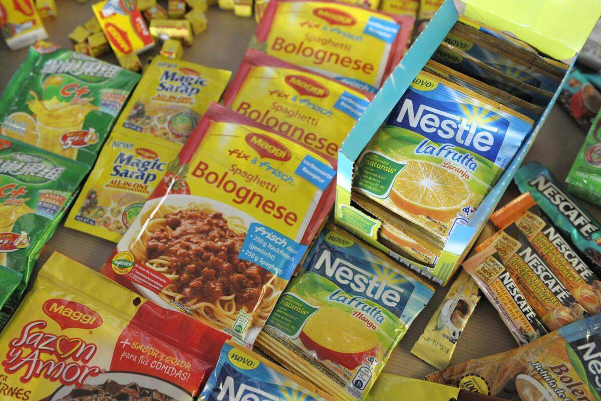 Nestle, der größte Lebensmittelhersteller der Welt aus der Schweiz, hat einen Markenwert von 27,4 Milliarden Euro.