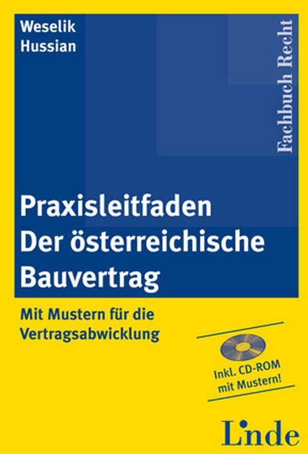 Als Praxisleitfaden gibt dieses Buch einen Überblick über die grundlegenden Rechtsfragen der Baupraxis, vom Vertragsabschluss bis zur Übernahme. Gleichzeitig gibt es dem Praktiker eine Vielzahl von Musterformulierungen zur Hand, um schnell und einfach die im Baubetrieb notwendigen Schreiben zu verfassen. www.lindeverlag.at