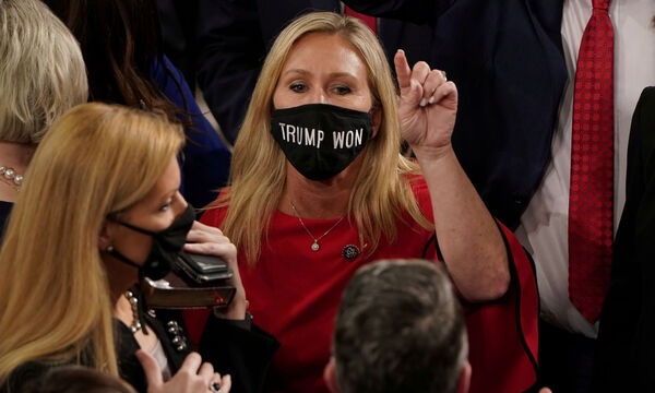 HArdlinerin und QAnon-Amhängerin Marjorie Taylor Greene.