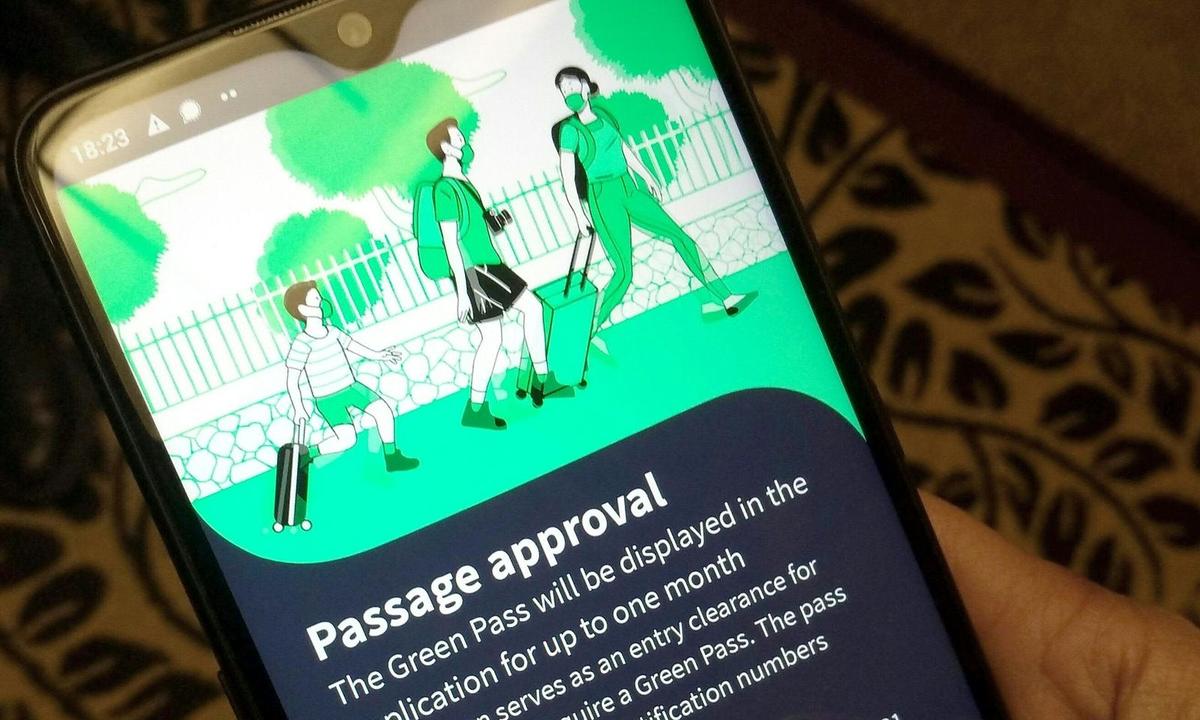 Der elektronische Impfpass in Form einer Handy-App, wie es ihn in Israel bereits gibt.