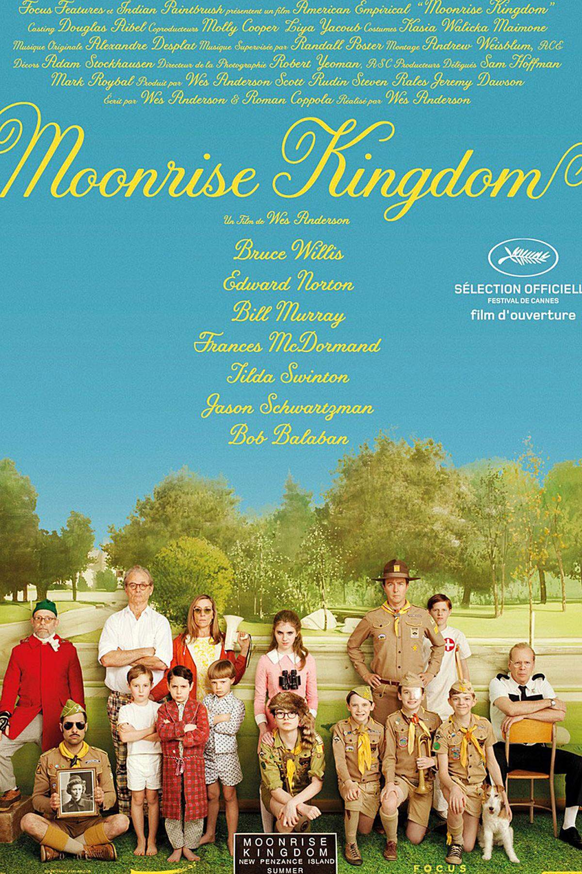 "Moonrise Kingdom", der neueste Geniestreich von Regisseur Wes Anderson mit Bill Murray, Tilda Swinton und Edward Norton, ist bereits als DVD/Blu Ray erhältlich (bei Libro um 14,95 Euro).