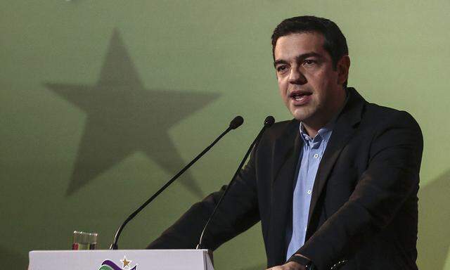 Greek Prime Minister Alexis Tsipras Speaks To Syriza Party Committee