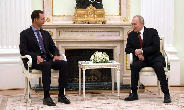 Syriens Machthaber Bashar al-Assad besuchte Russlands Präsidenten Wladimir Putin.