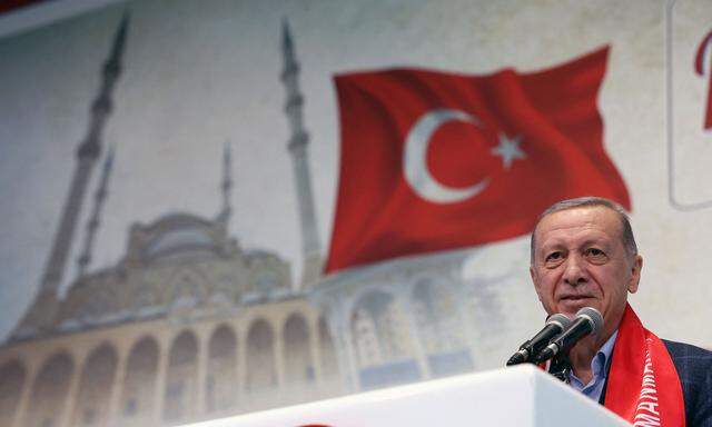 Erdoğan auf Wahlkampf in Kahramanmaraş.