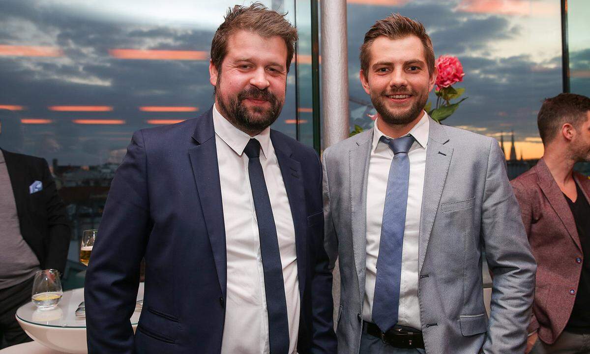 Robert Wenger und Thomas Stix - beide von der PIA Automation Austria GmbH.