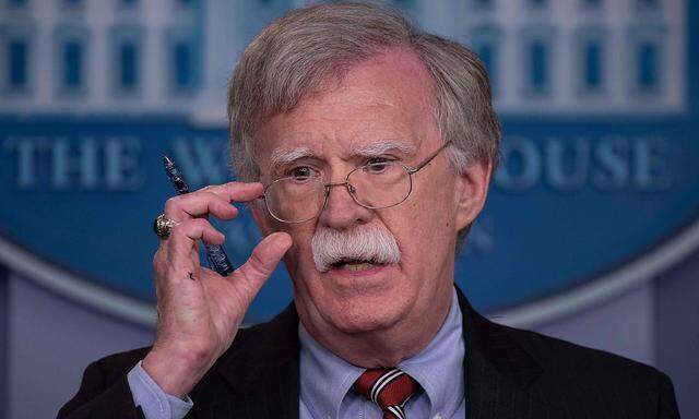 Sicherheitsberate John Bolton nennt auch Nordkorea und den Iran.