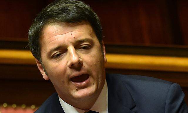 Premier Matteo Renzi.