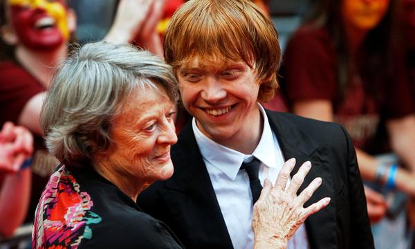 Der 36-Jährige Grint (r.) spielte Harry Potters besten Freund Ron Weasley.