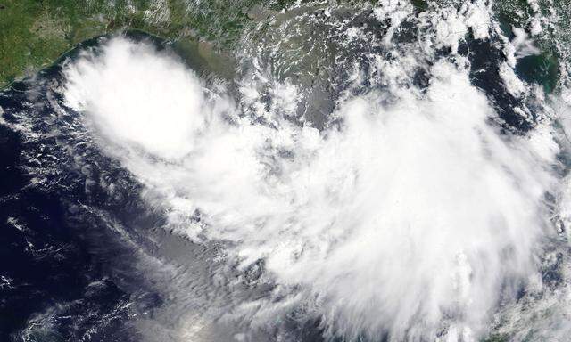 Der Tropensturm "Barry" könnte ab Freitag auf US-amerikanisches Festland treffen